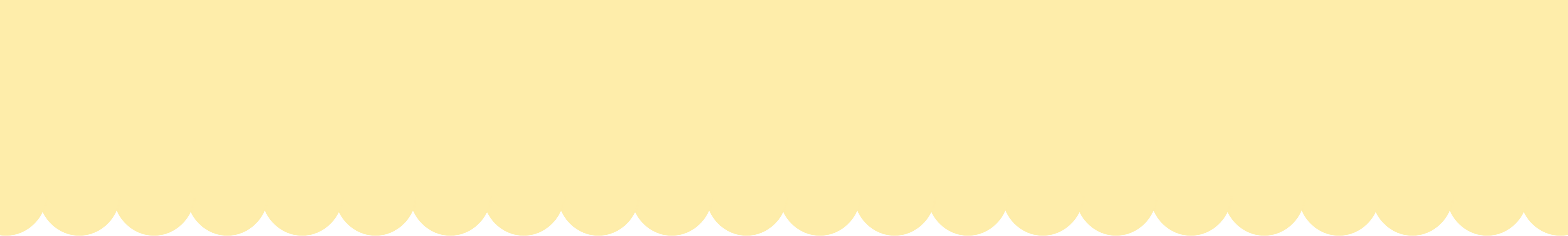 Light yellow banner with decorative bottom border